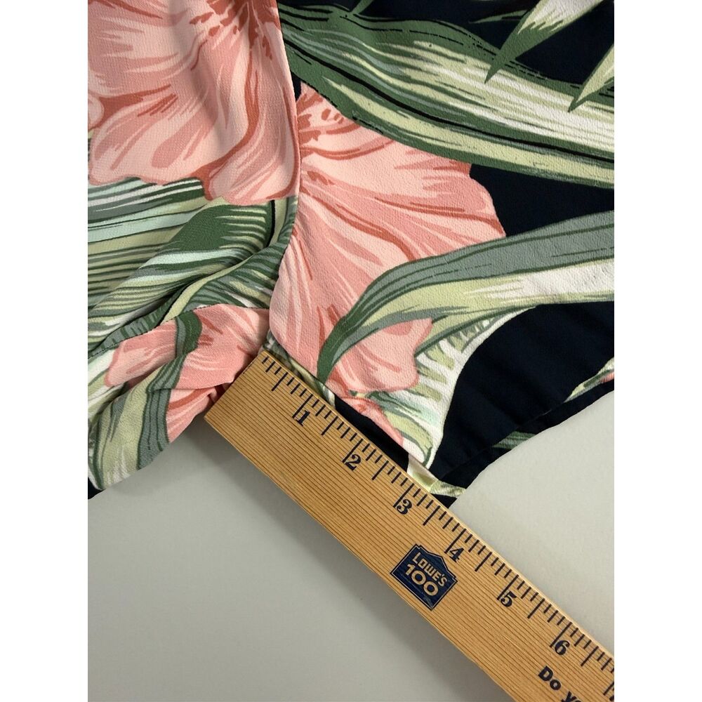 Ann Taylor Women's Floral Tropical Print Dressy Shorts Side Zipper Size 2 - Picture 10 of 12